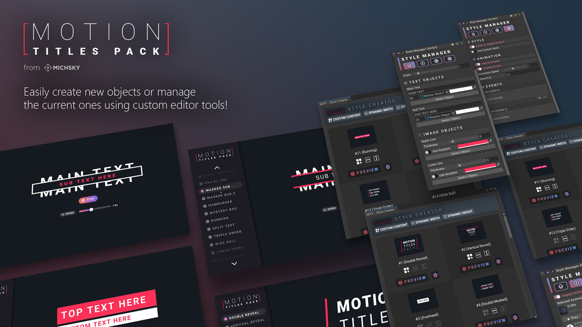 Motion Titles Pack