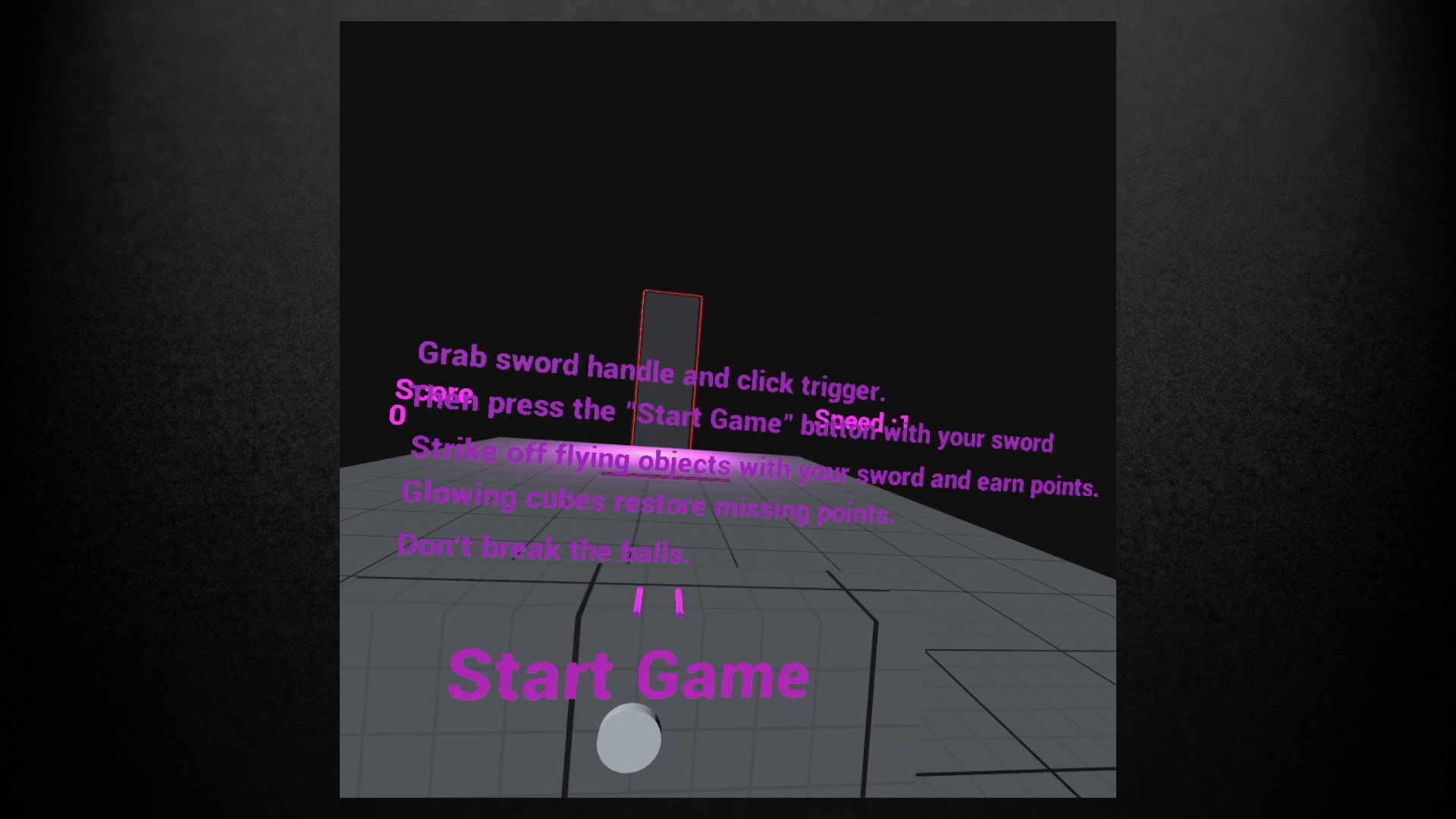 VR Saber Game Template