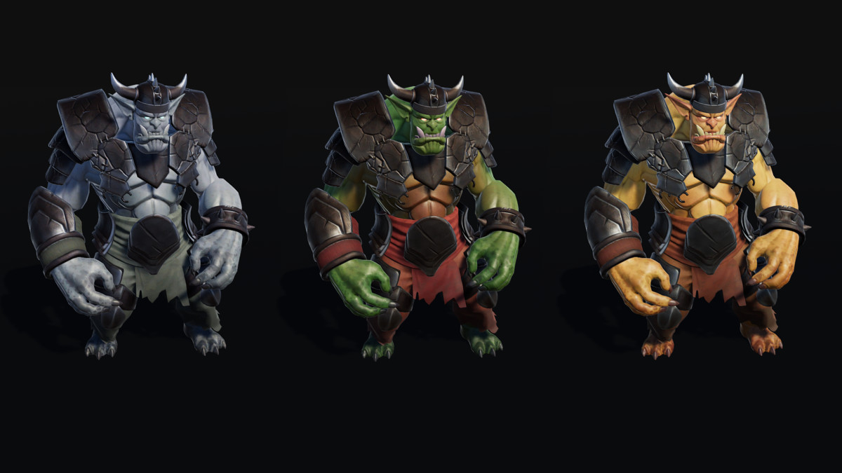 Stylized Orc Warrior - RPG NPC