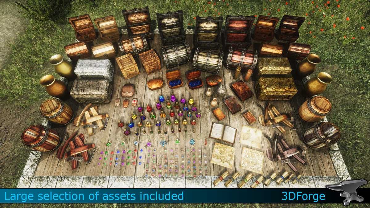 Fantasy Treasure Loot Kit