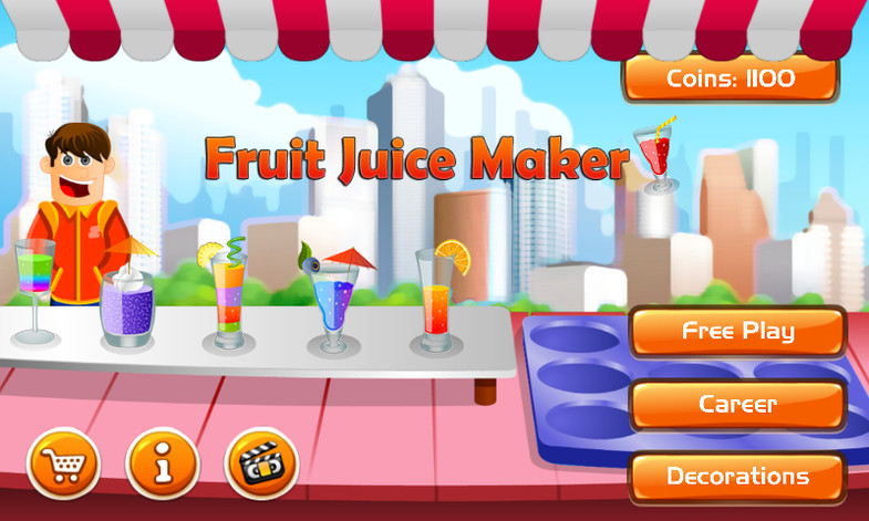 Fruit Juice Maker, Complete Time Management Game Kit