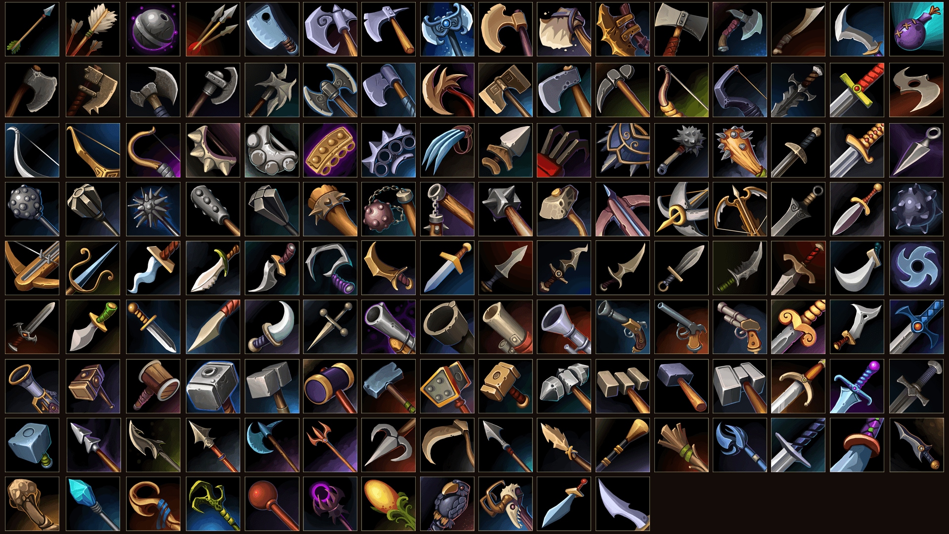 Weapons Icons