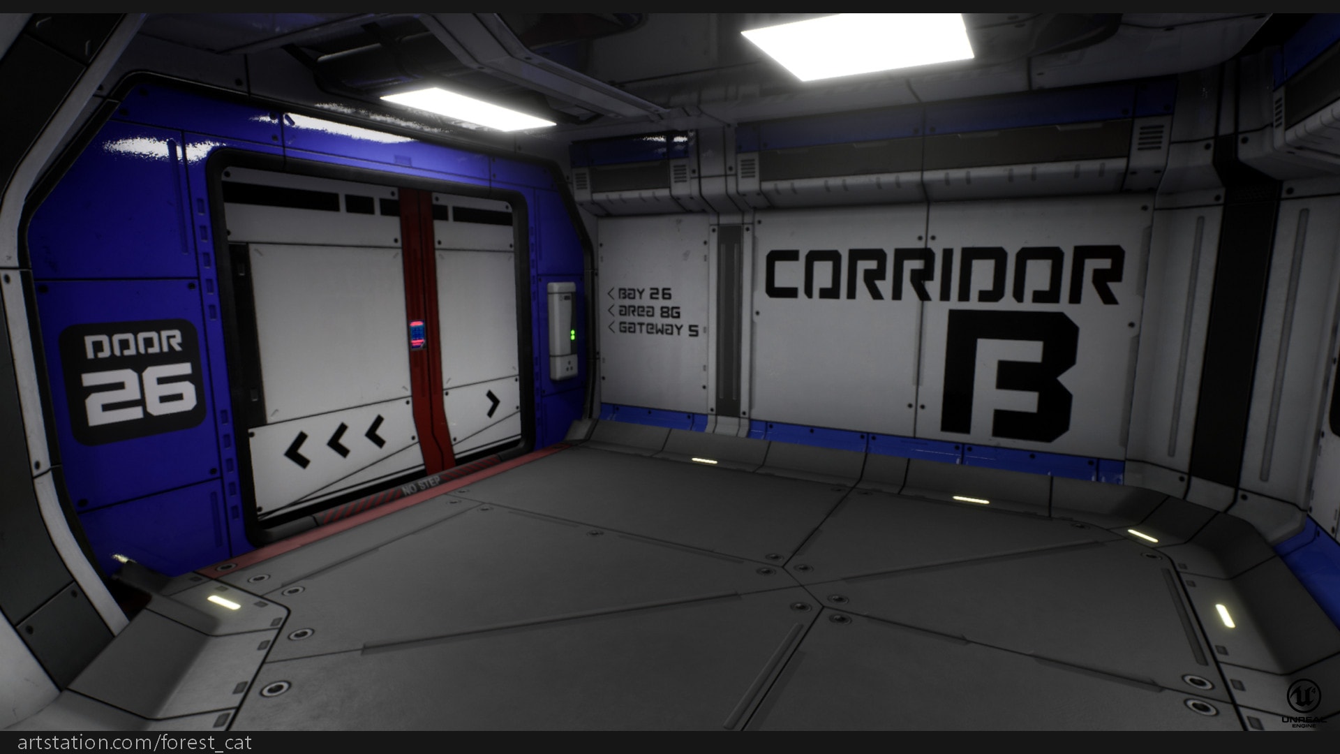 Modular Sci Fi Corridor B