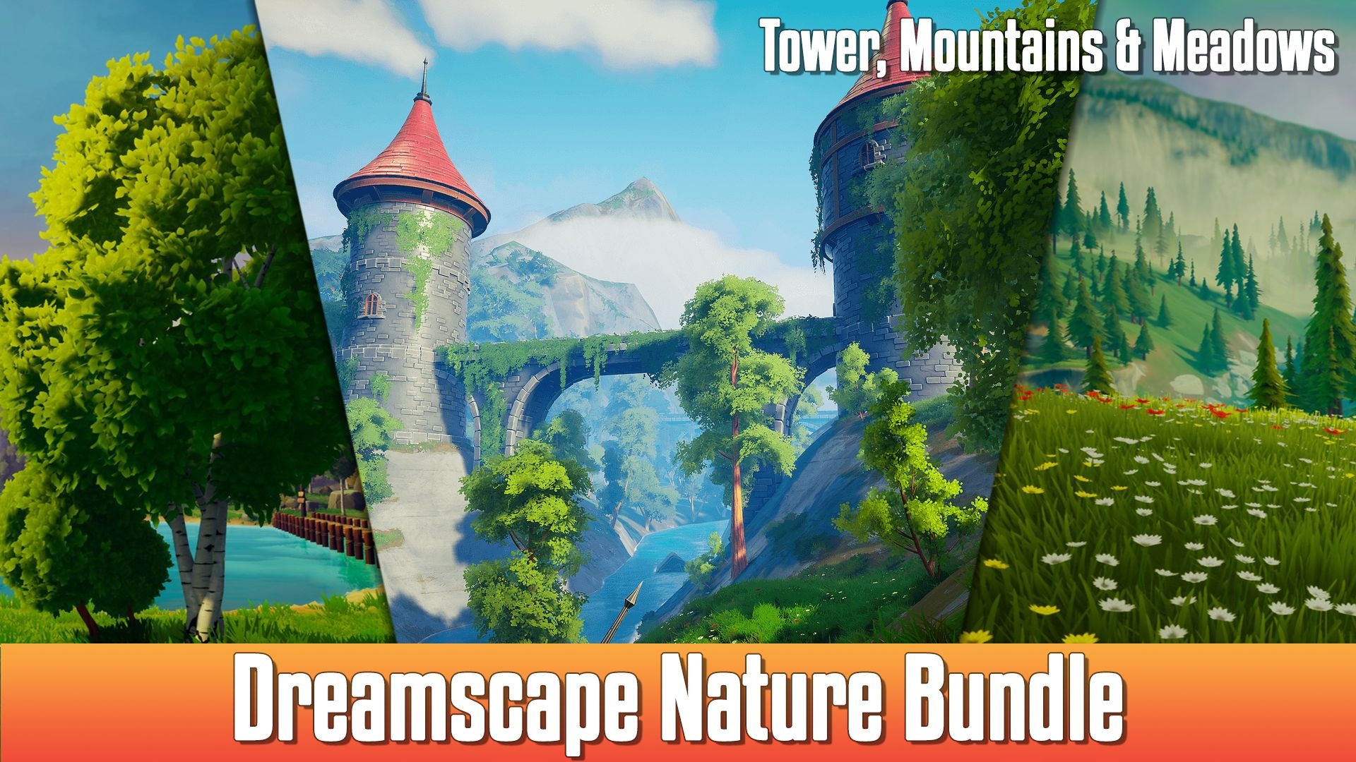 Dreamscape: Stylized Environment Bundle - Stylized Nature Open World Environment