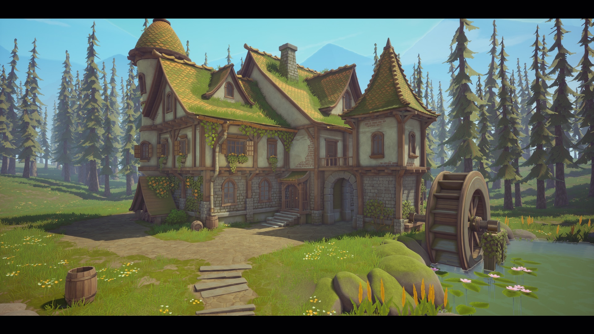 Stylized Medieval House