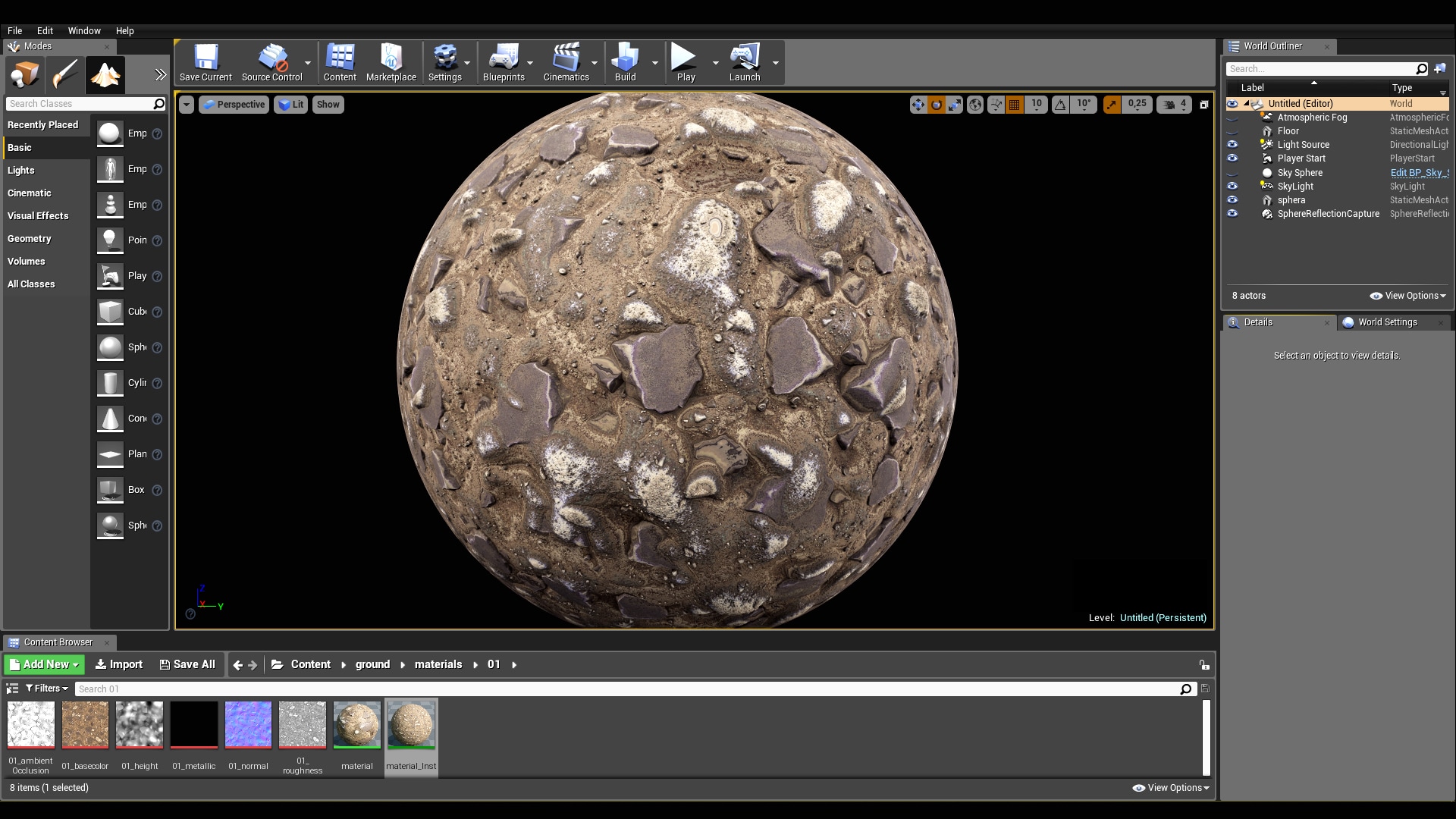 "Ground" - Pack of 13 PBR Materials 