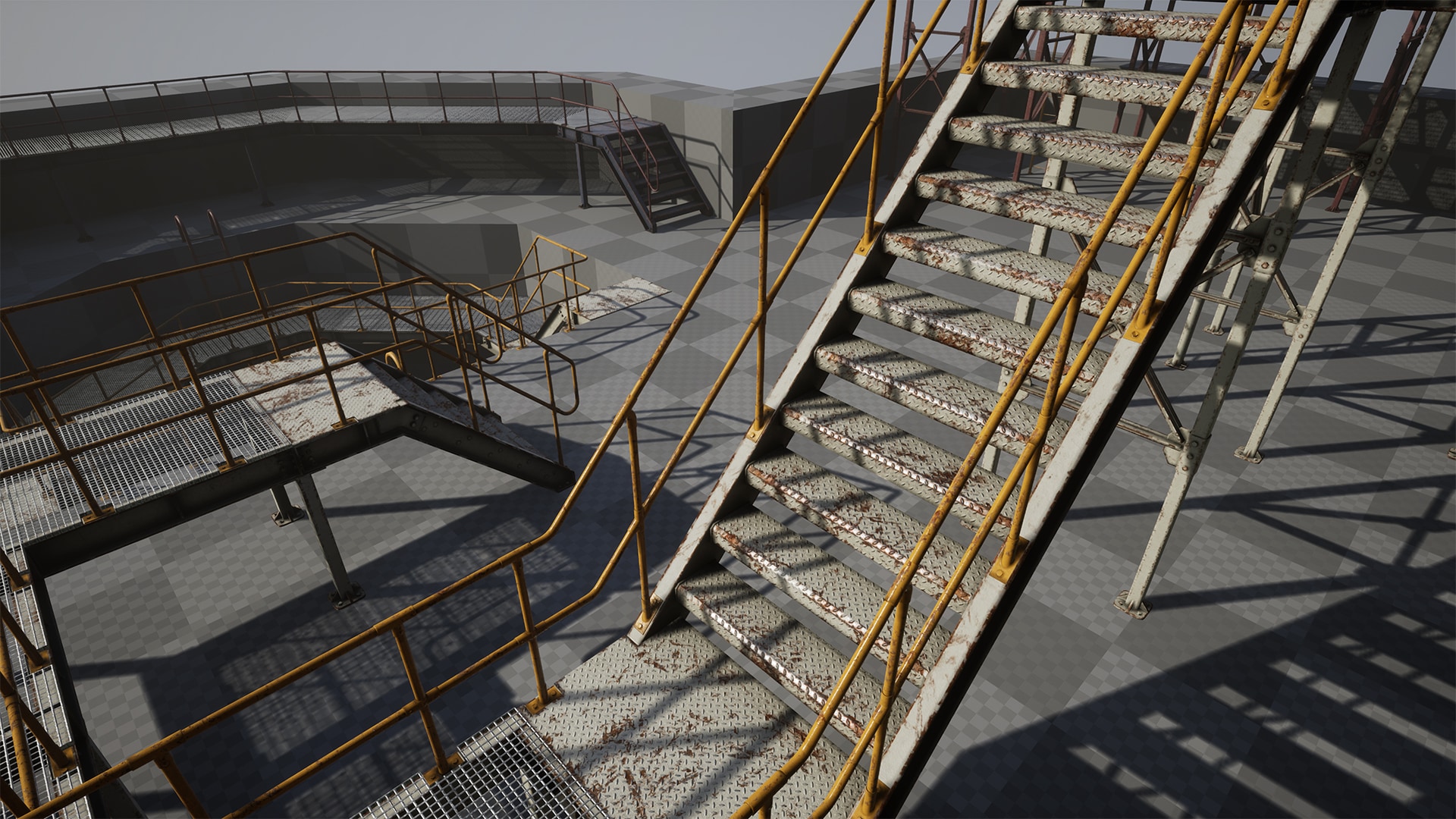 Modular Industrial Catwalks Set