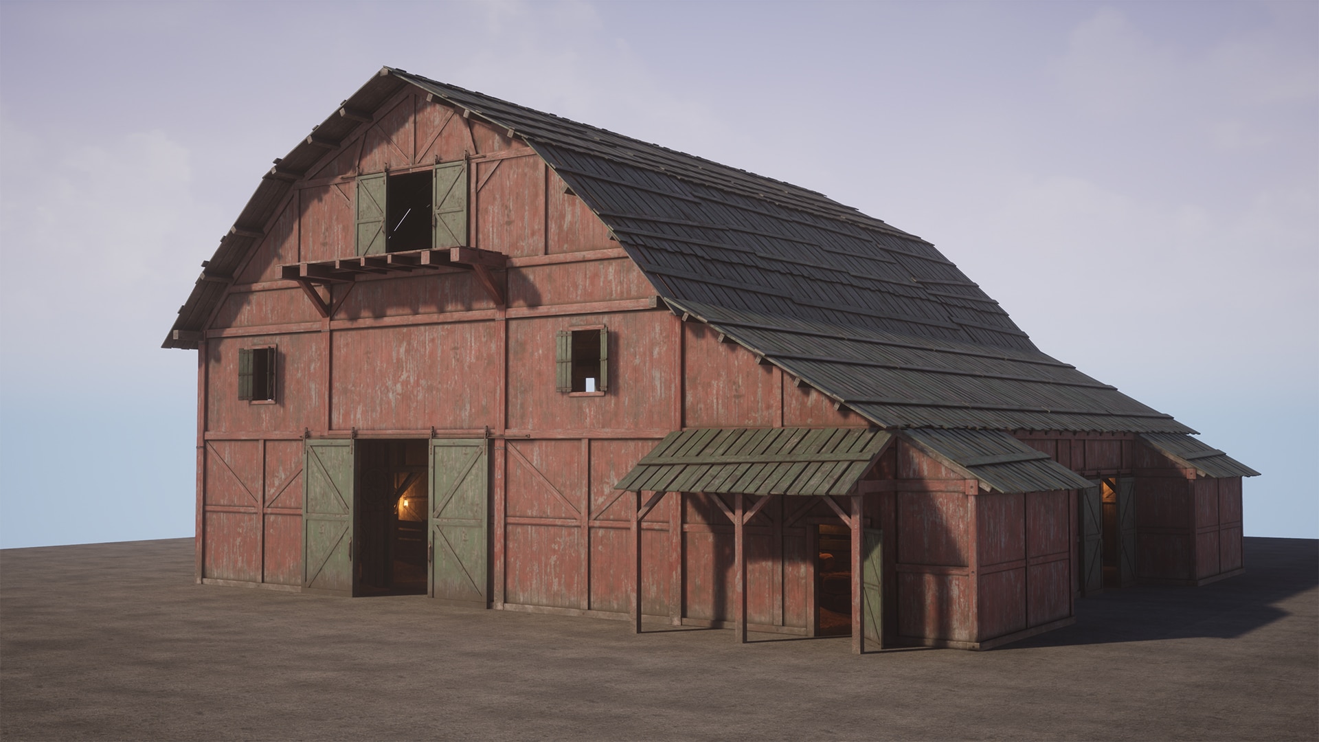 Old West Modular Barn (With Interiors)