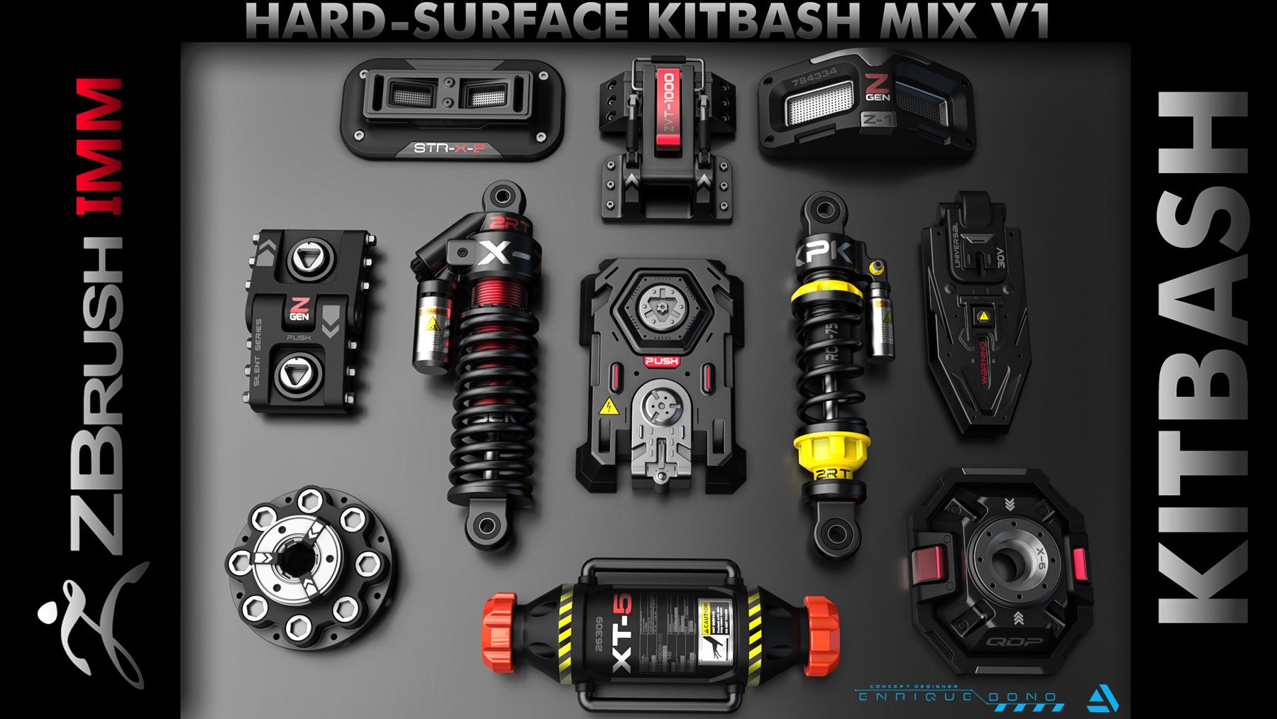 Kitbash Hard-Surface Mix V1