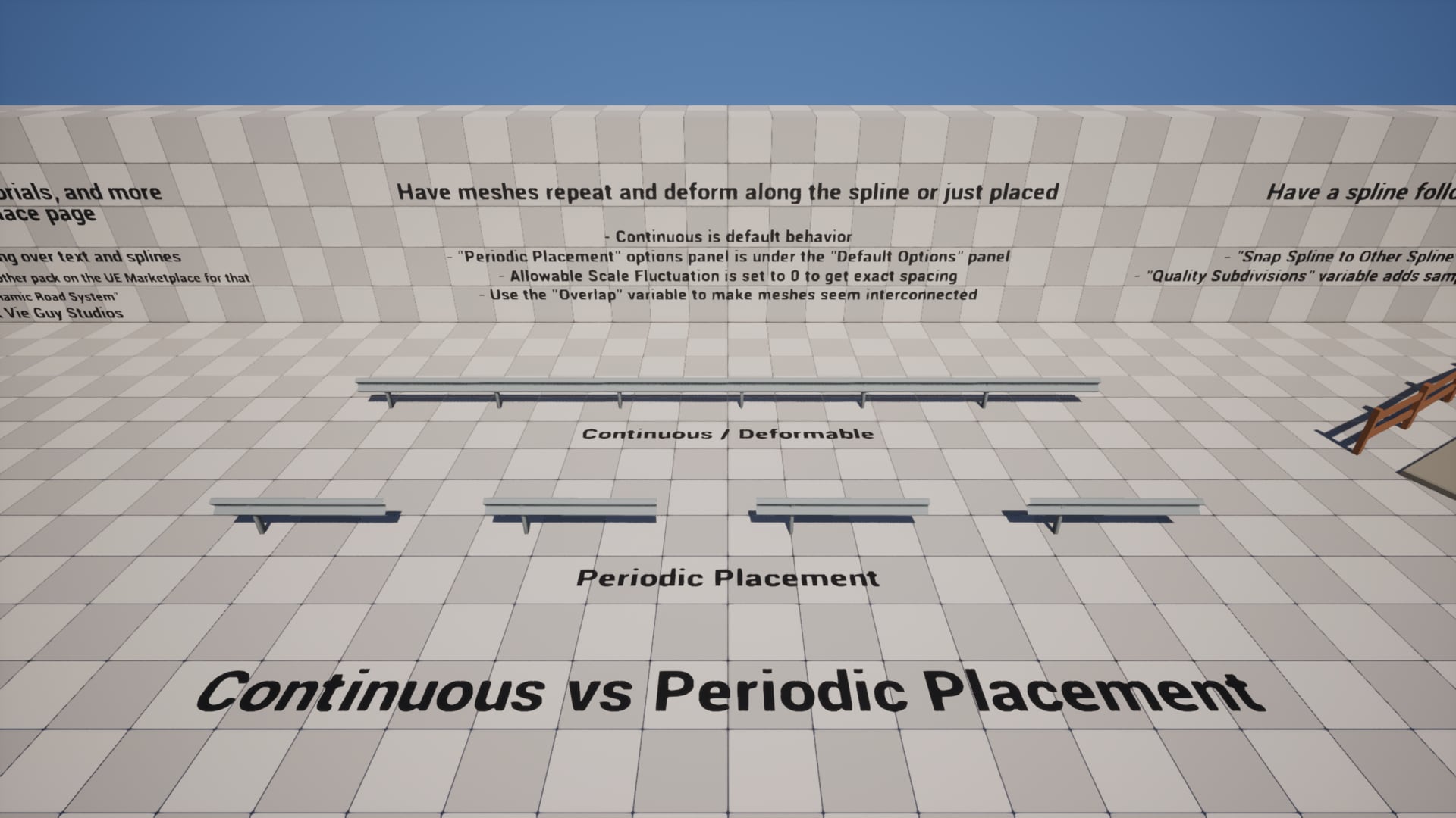 Basic Splined Mesh Blueprint