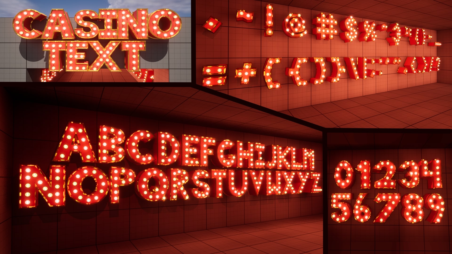 3D Text Generator - Diegetic Design - Custom Fonts