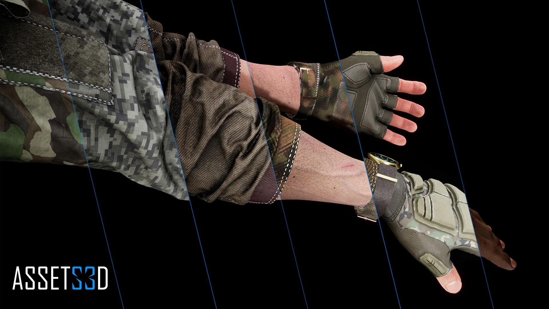 Modular FPS Hands