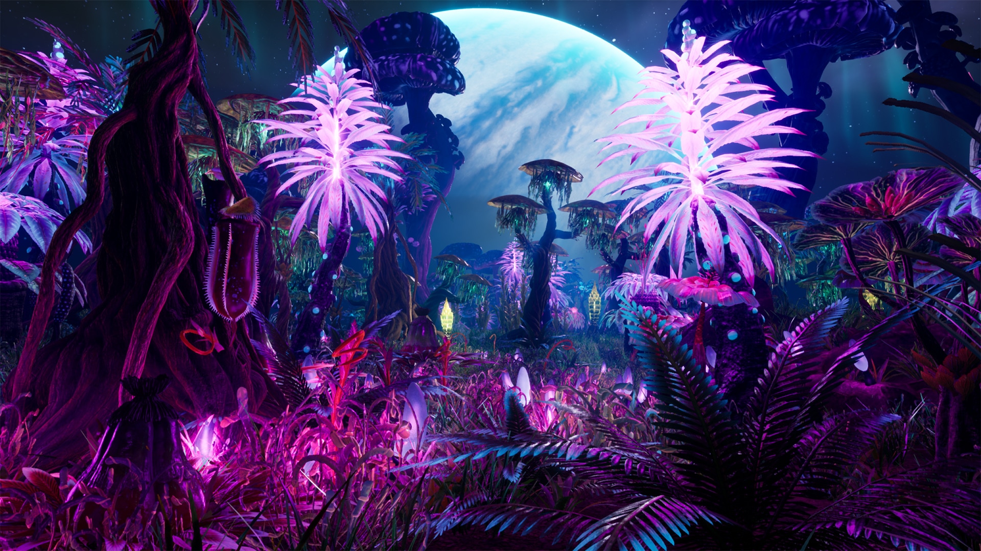 Alien Planet - Tropical Jungle - Fantasy Forest Environment Pack