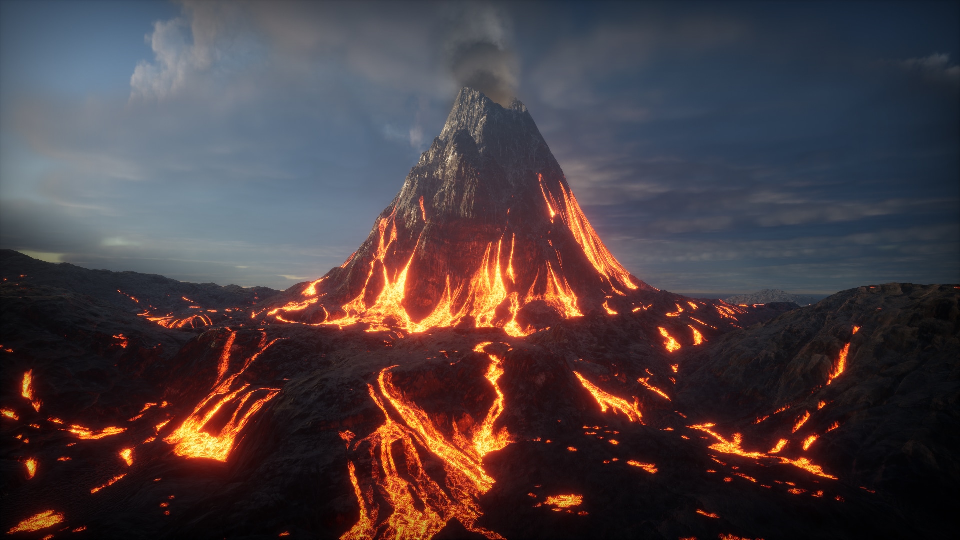 8K Volcano Landscape Pack