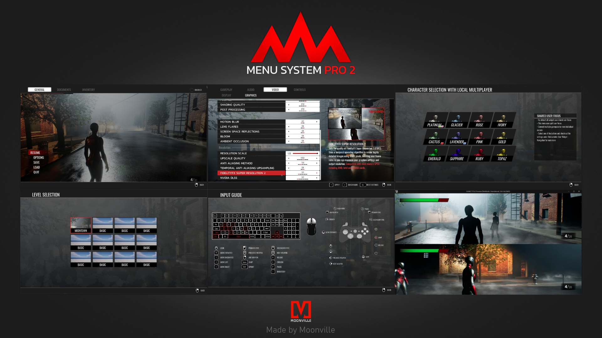 Menu System Pro by Moonville 