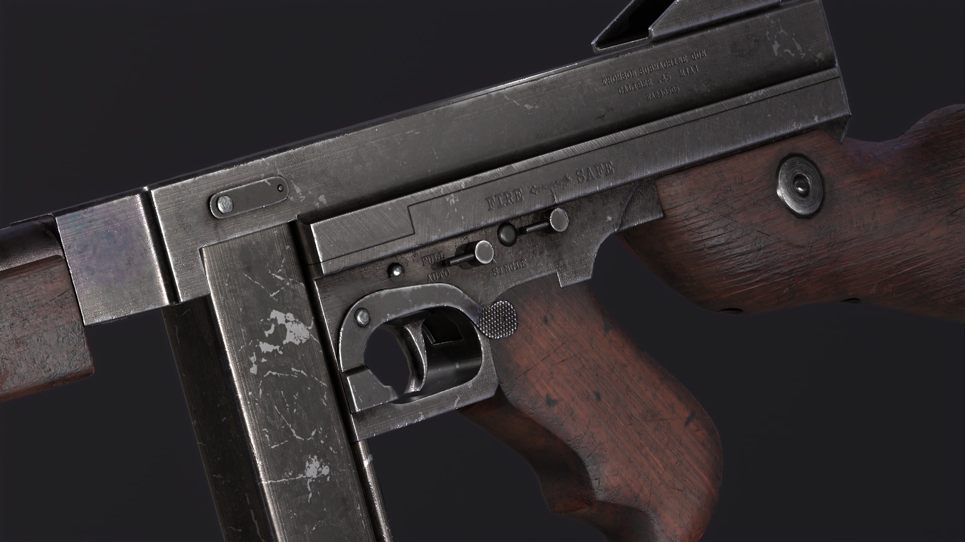 M1A1 - WW2 Submachine Gun