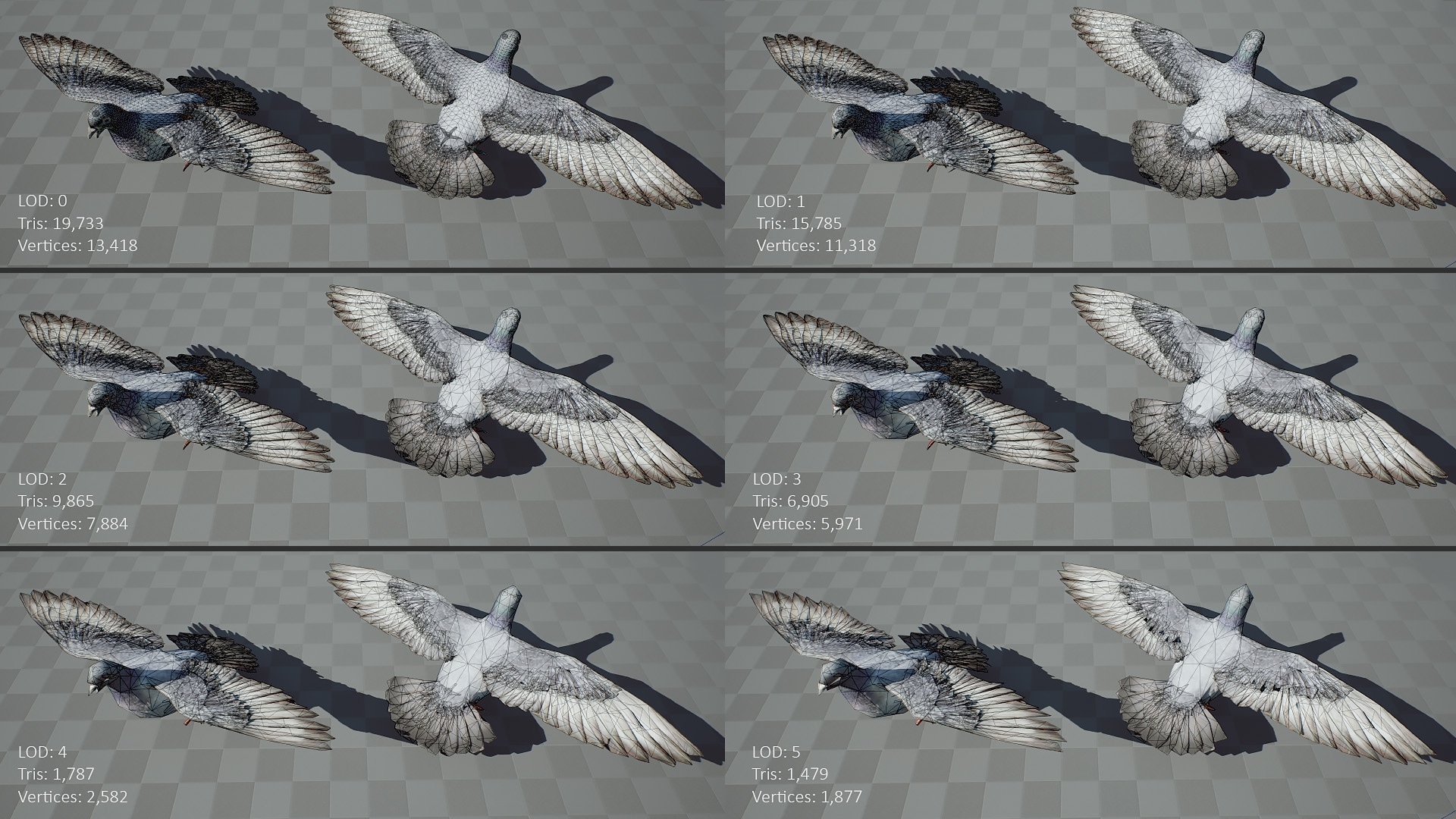 Realistic 3D Pigeon & Animations Pack