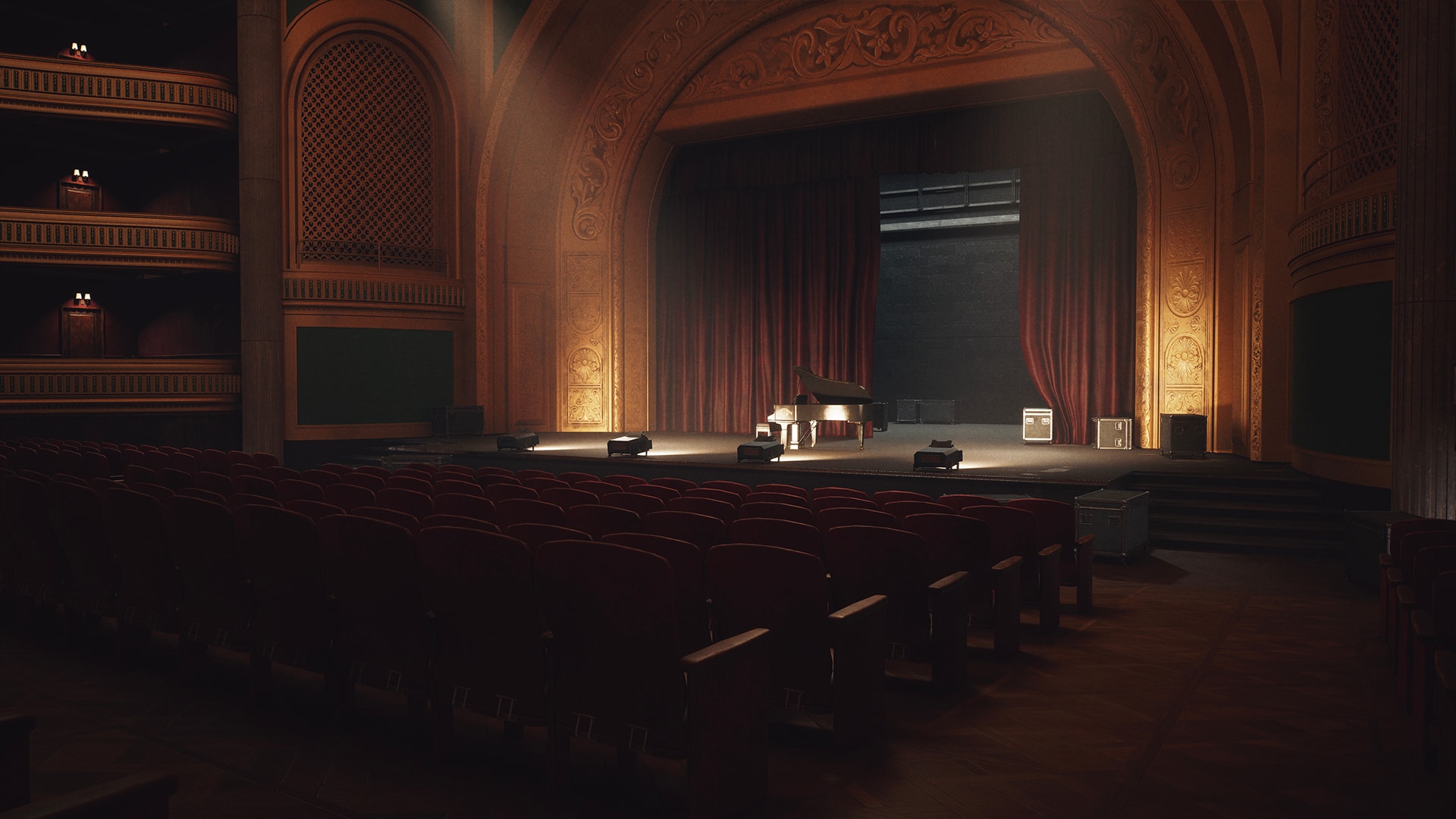 Concert Hall Interior Environment