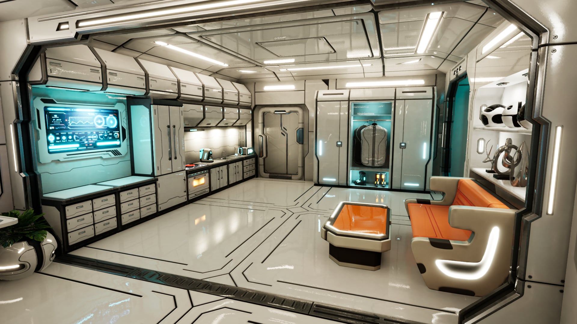 Sci-Fi Living Room