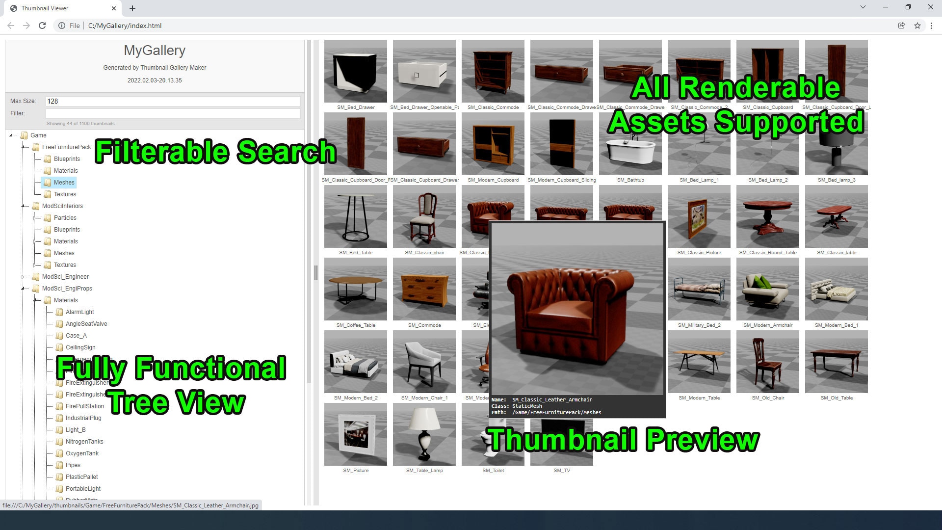 Thumbnail Gallery Maker