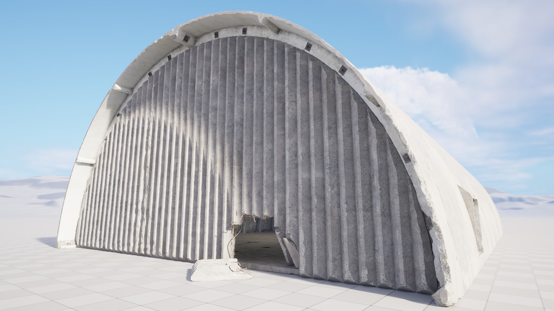 Concrete hangar v.1