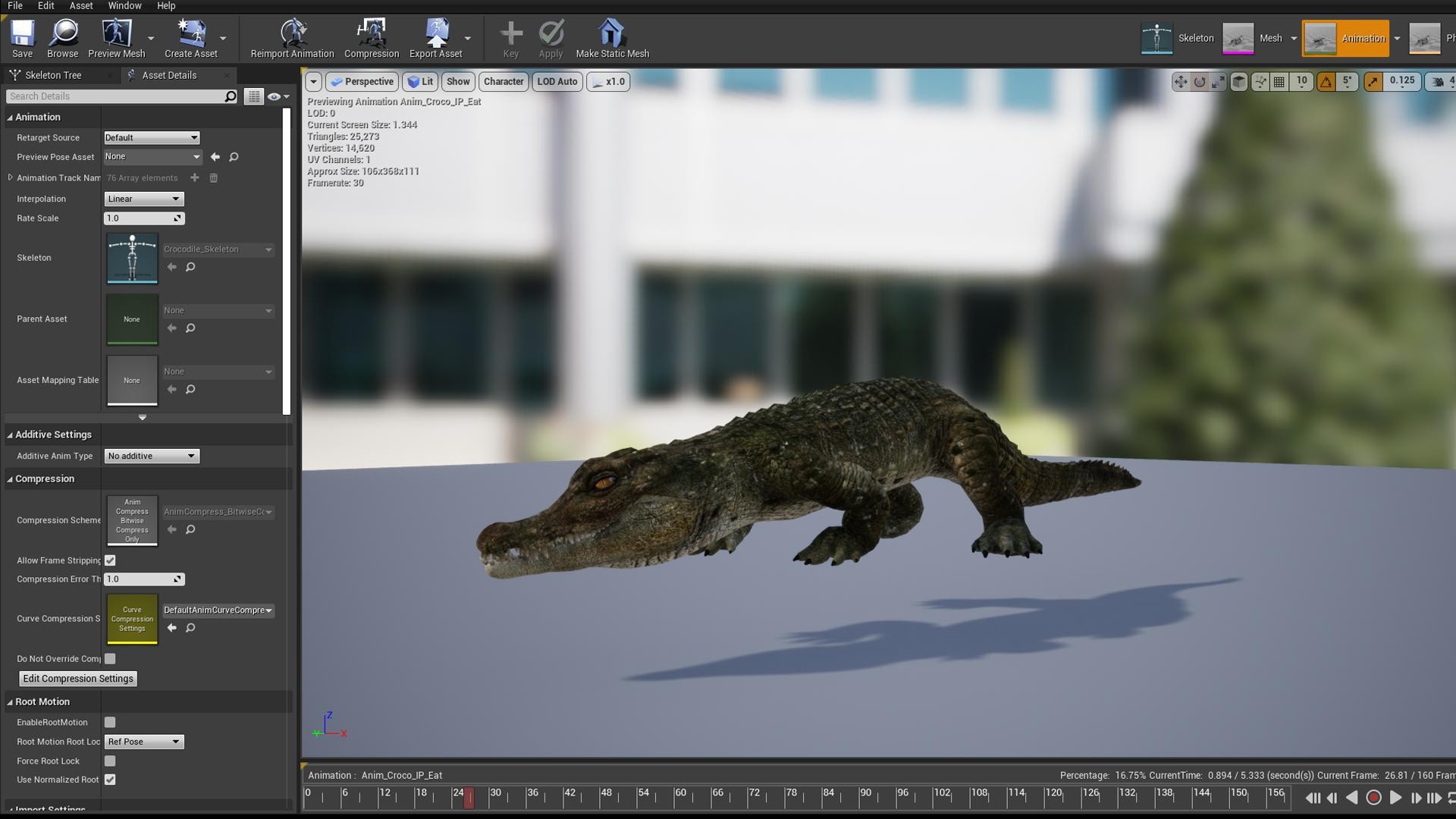 Realistic Crocodile