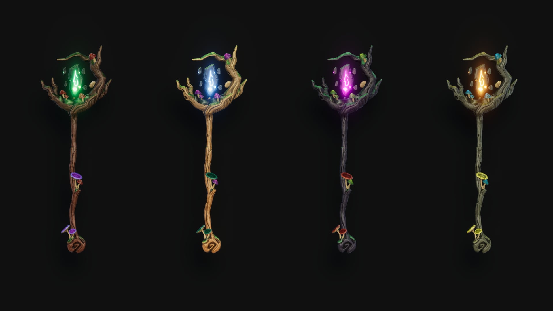 Stylized Staves - RPG Weapons