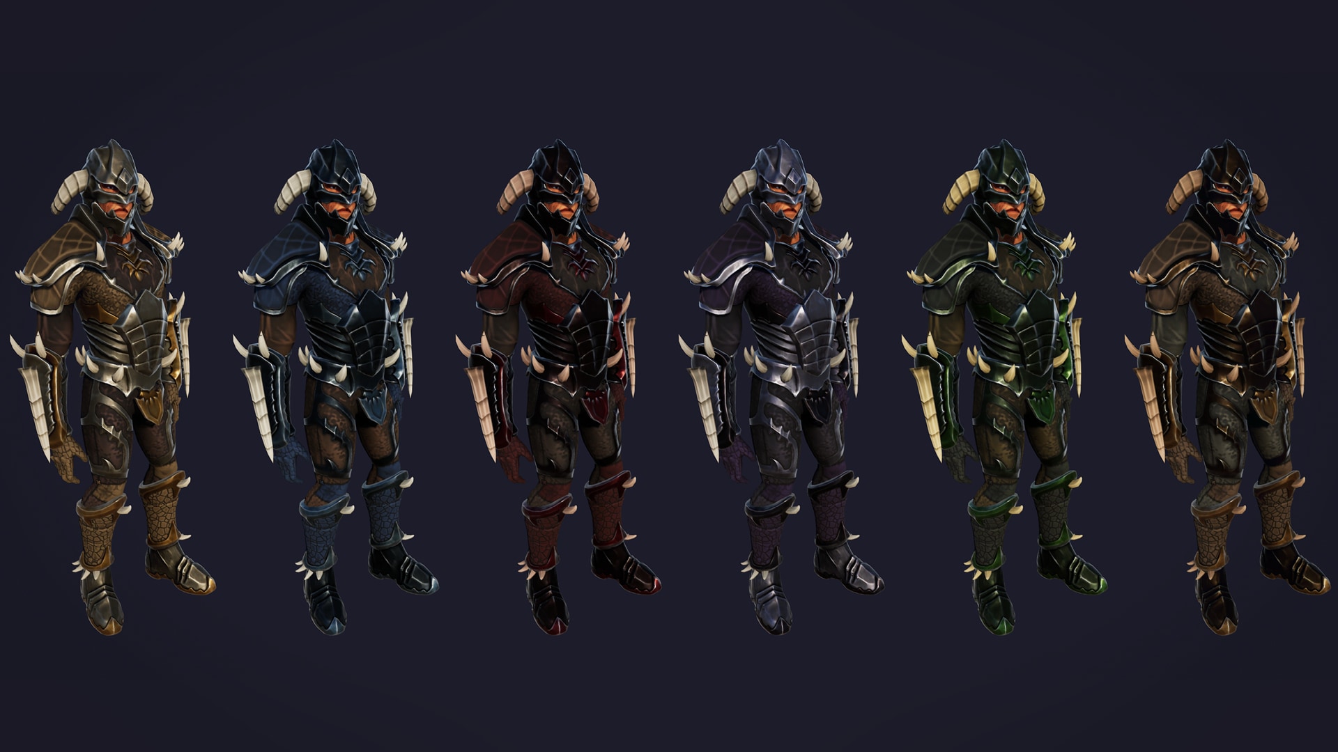 Dragon Hunter Armor Set - Stylized RPG