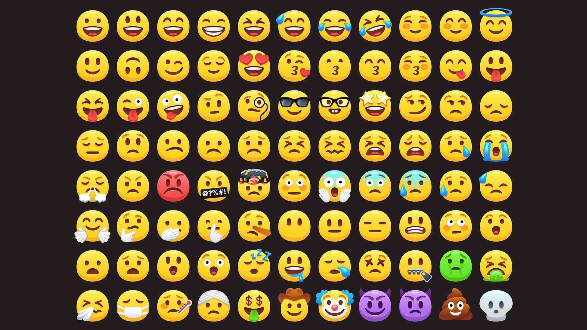 Neon Emoji Decal Pack