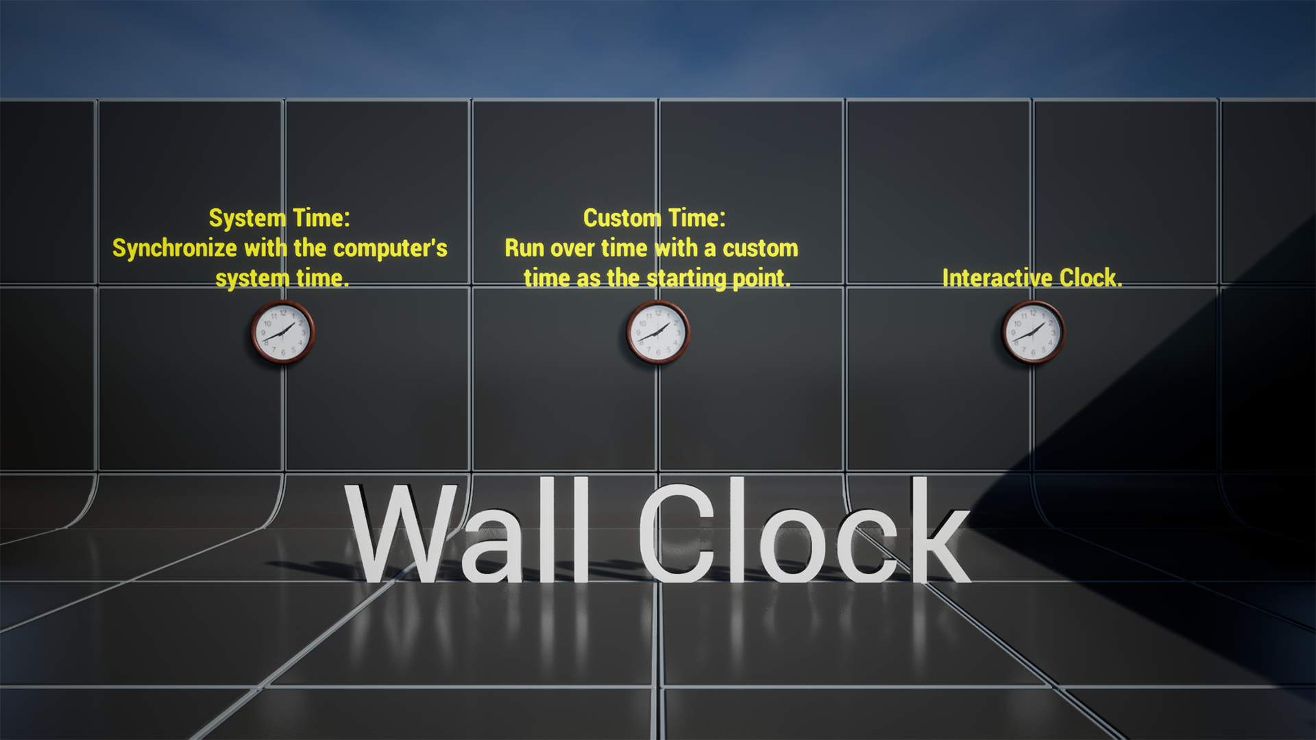 Various Interactive Clock