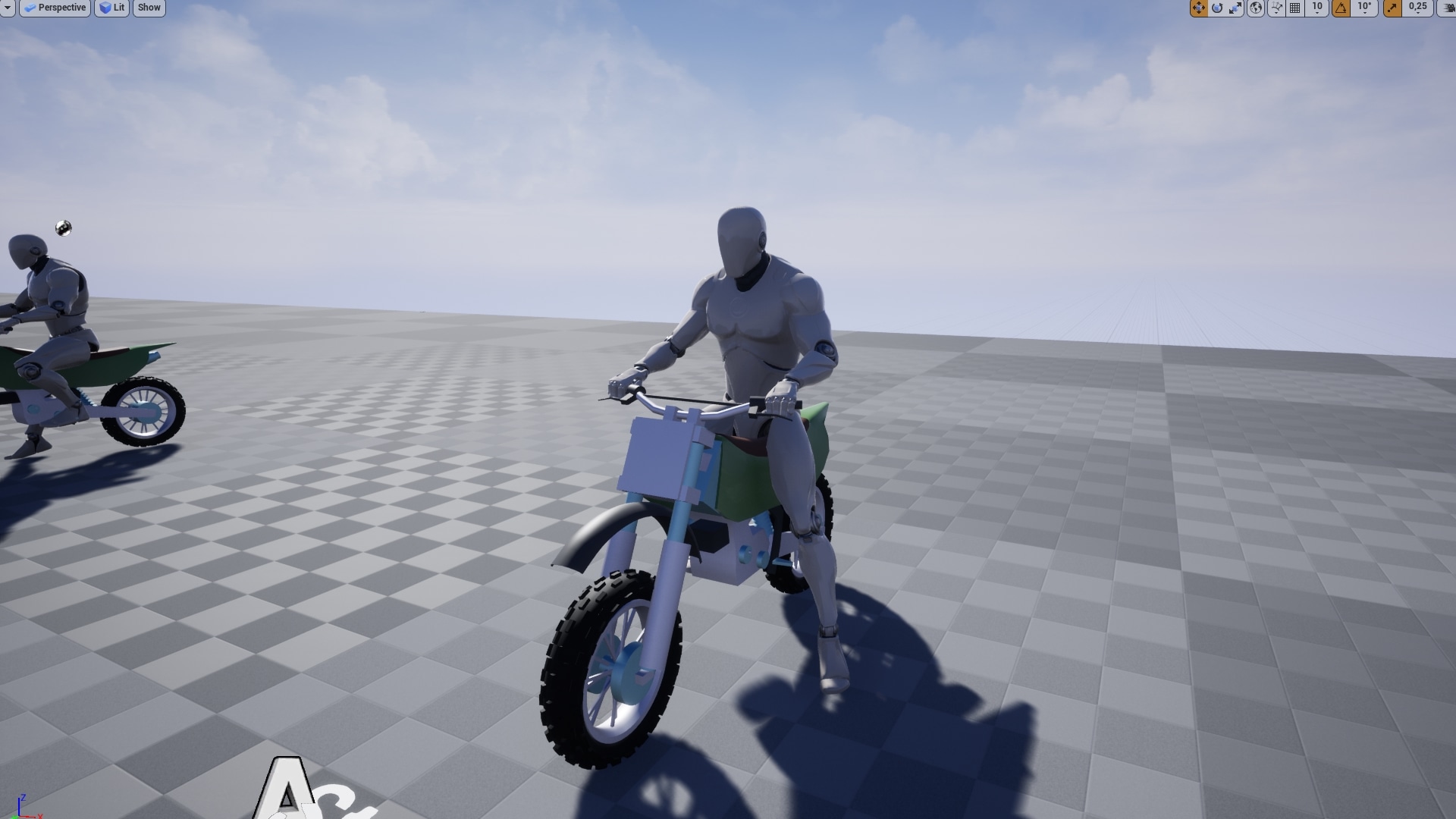 Motorbike Interact Animations Pack