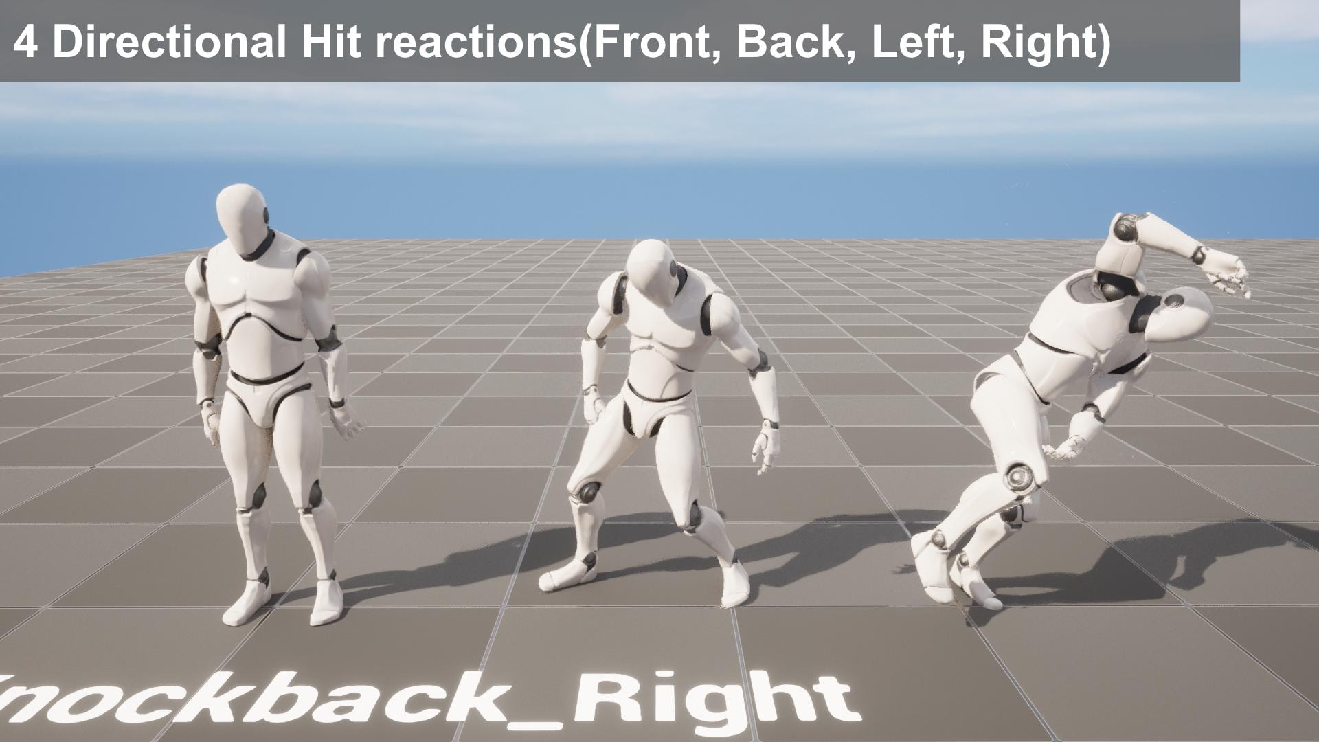 Hit Reaction Animation Pack - UE4 UE5 Mannequin