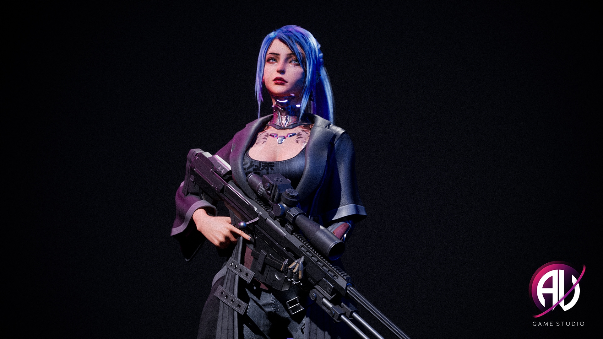 Cyberpunk Girl - Evelynn V4