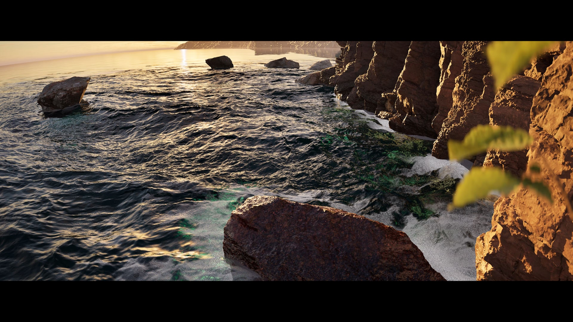 Ocean System for Rendered Cinematics