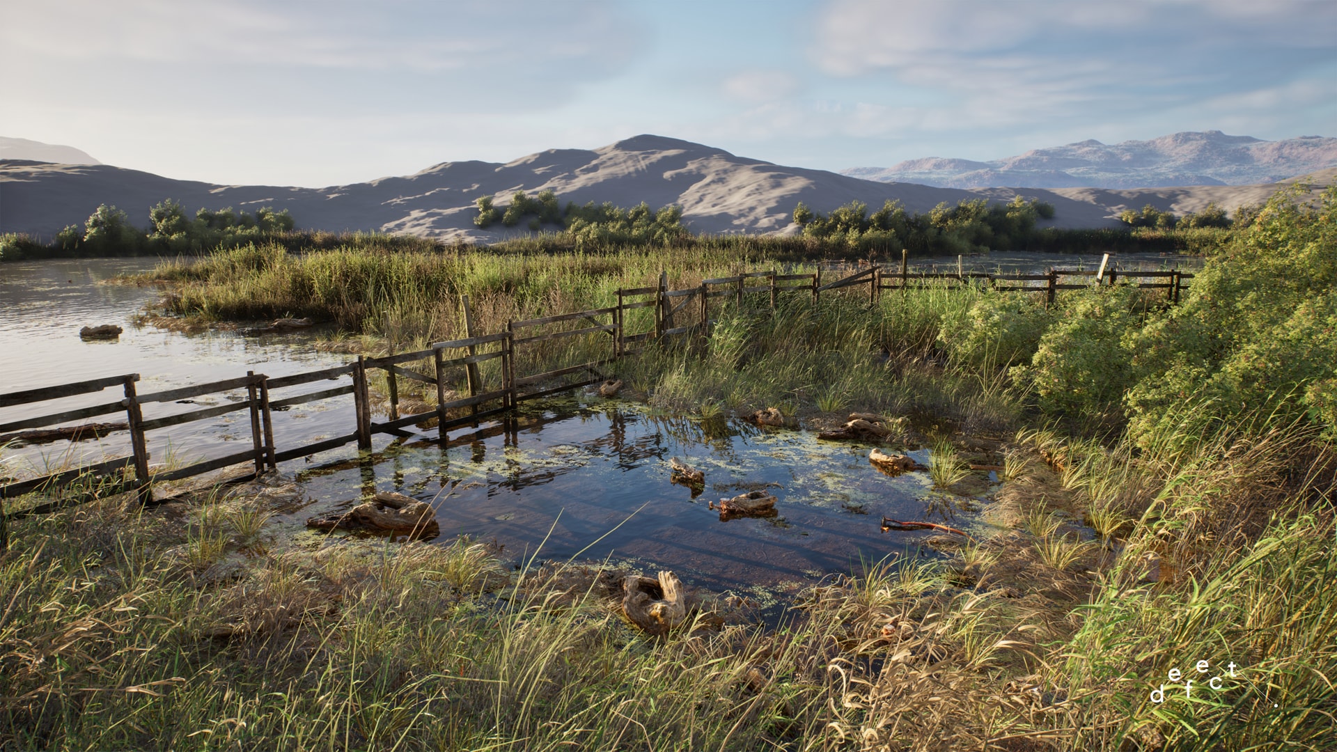 PCG Biome River Generator (Interactive Foliage, Tree, Water, Wind System)