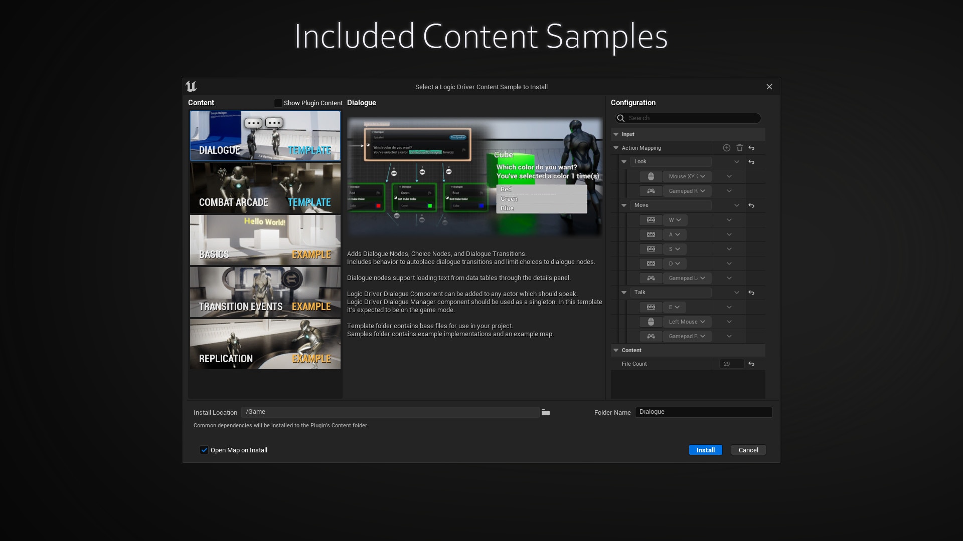 Logic Driver Pro Indie - Dialogue, Quests, Combat Systems and More in Blueprints