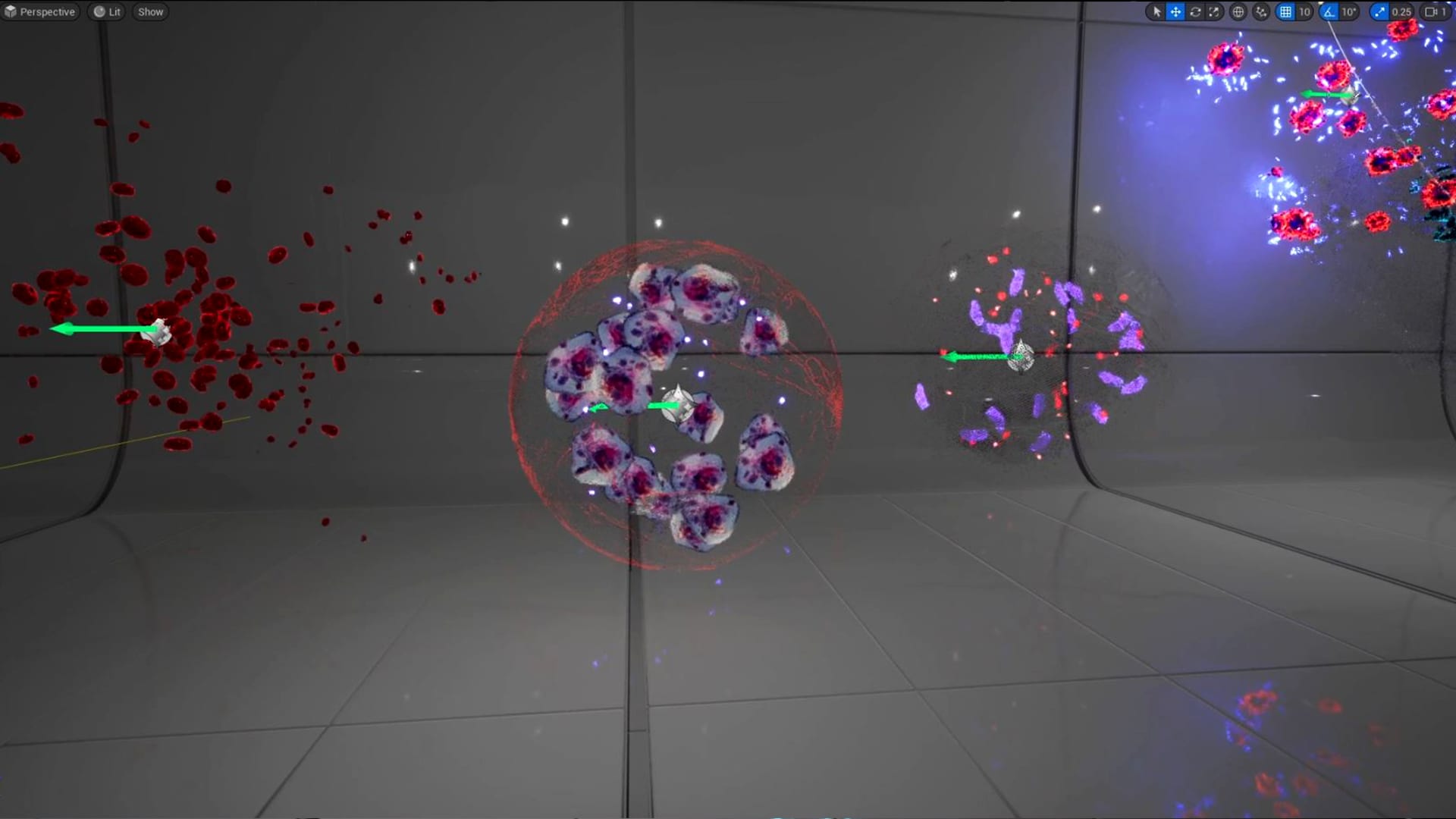 MicroBiology VFX Virus Cell