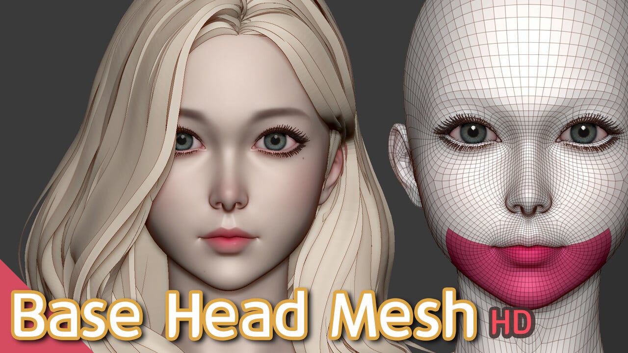 Head Base Mesh (HD)