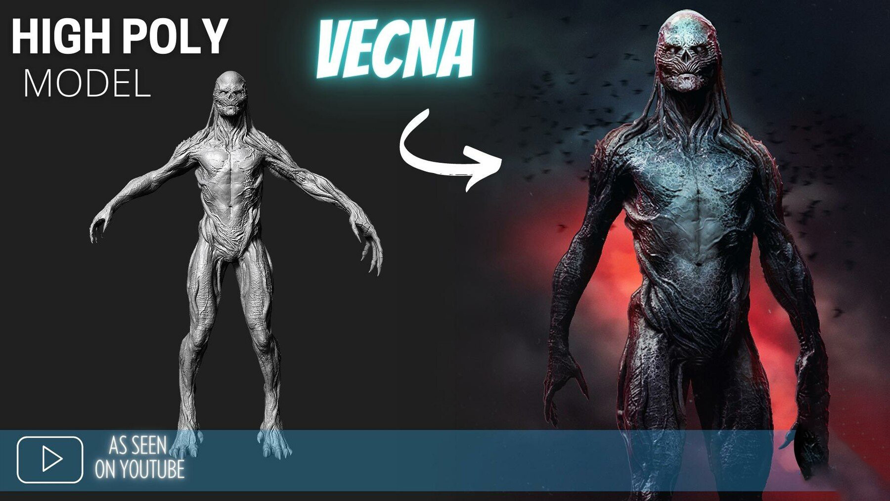 ZBrush Model: VECNA High Poly ZTL & FBX