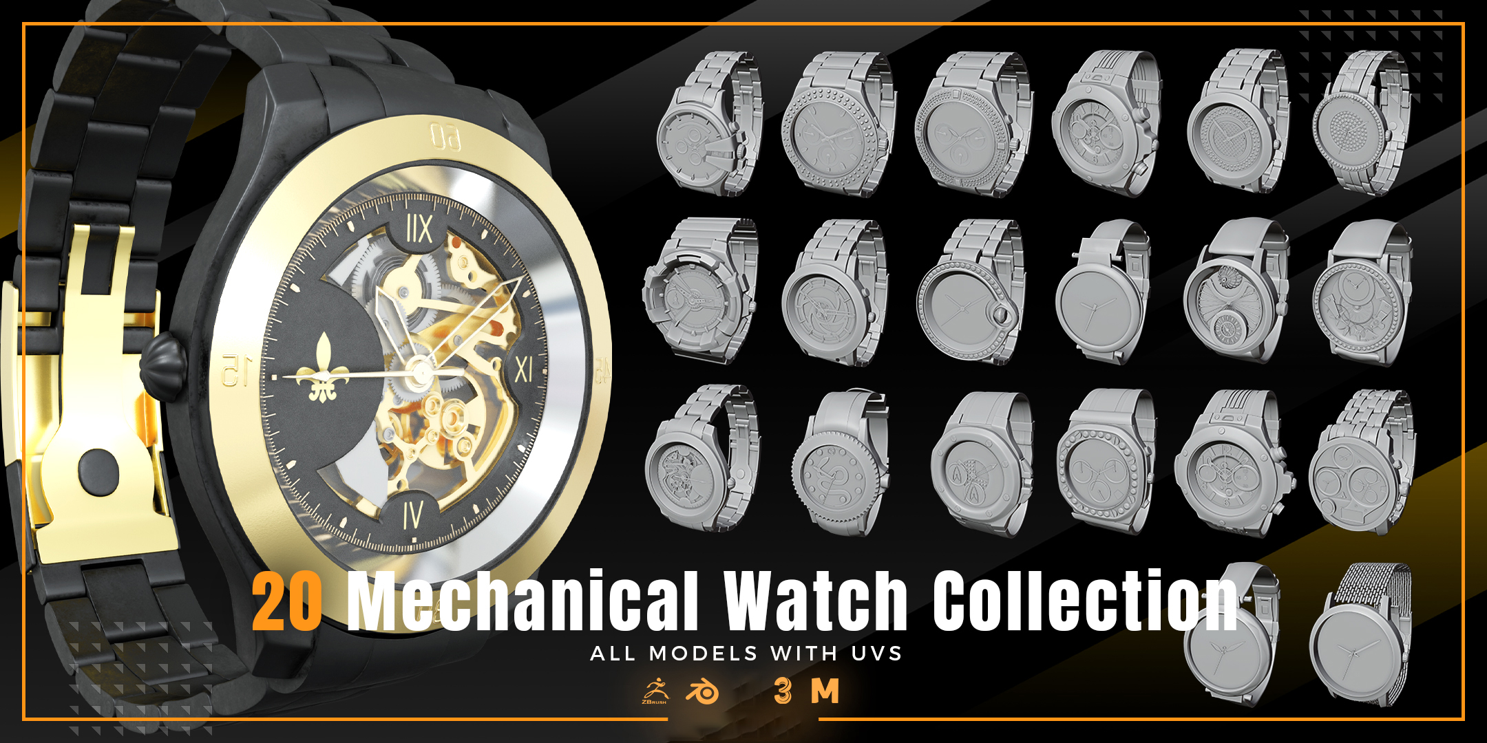 20 Mechanical Watch Collection