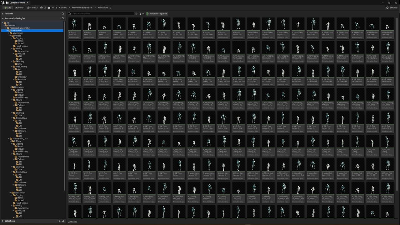 Resource Gathering Set