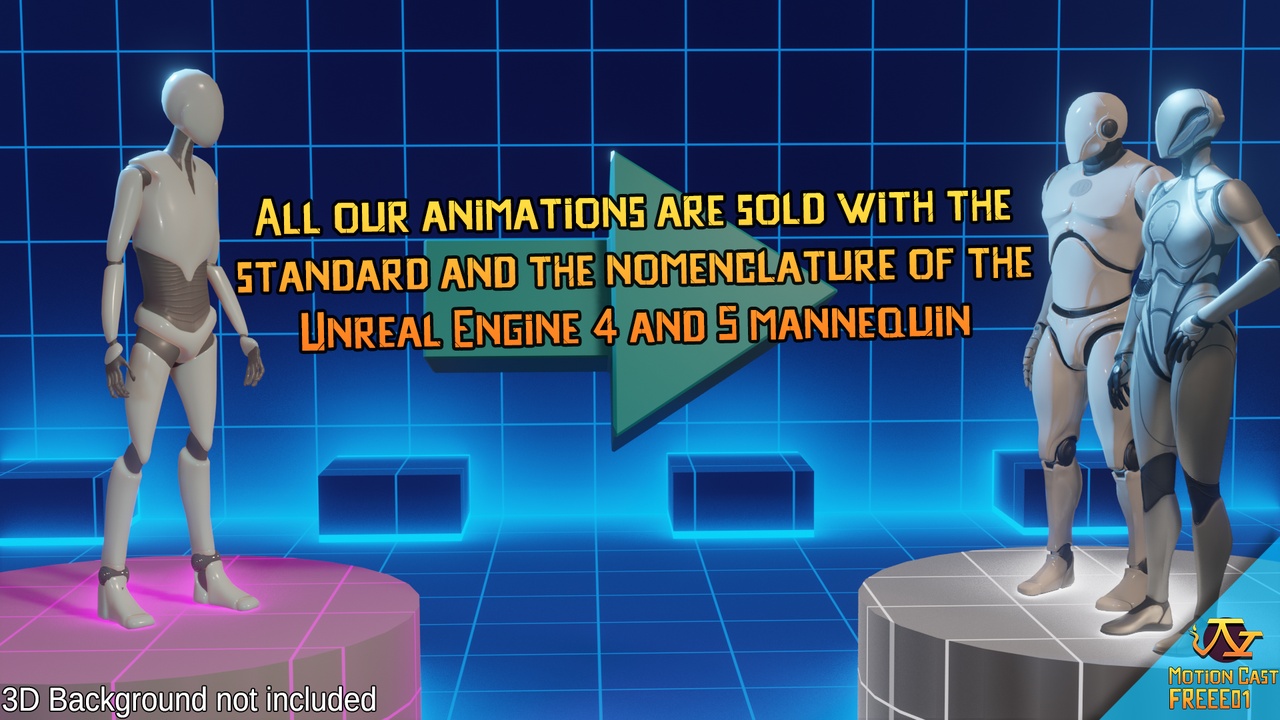 Various Attitudes animations (Motion Cast - FREE01)