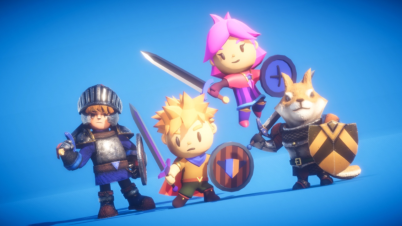 RPG Hero Squad PBR Polyart