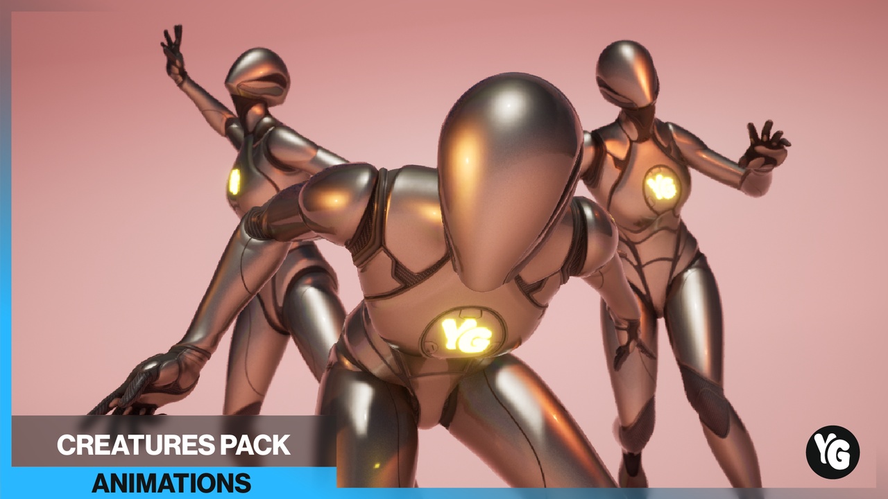 60 Creatures Mocap Animations