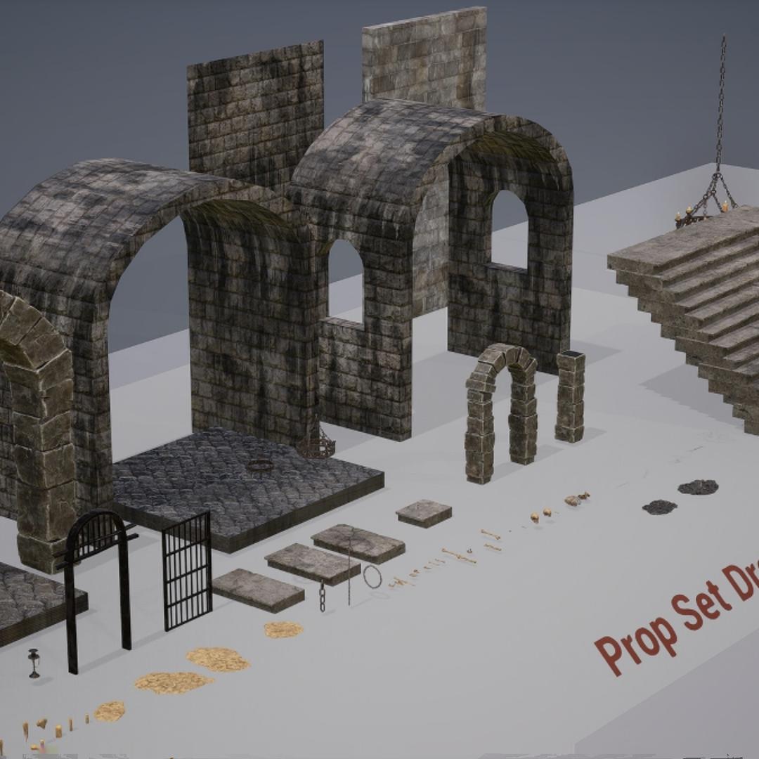 Gothic Dungeon Props Vol1