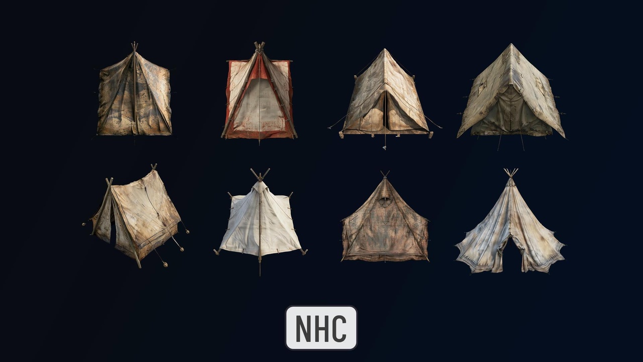 NHC - Medieval Merchants' Tents