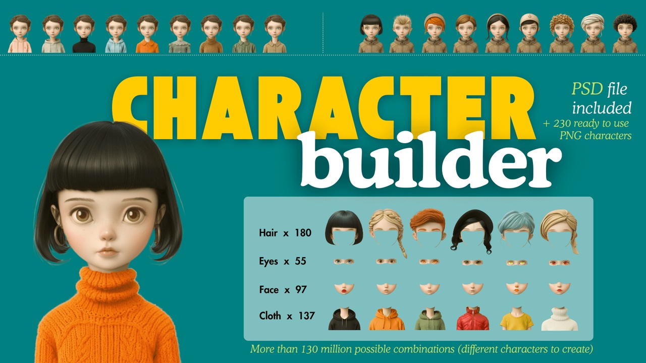 2D Character Creator Pack