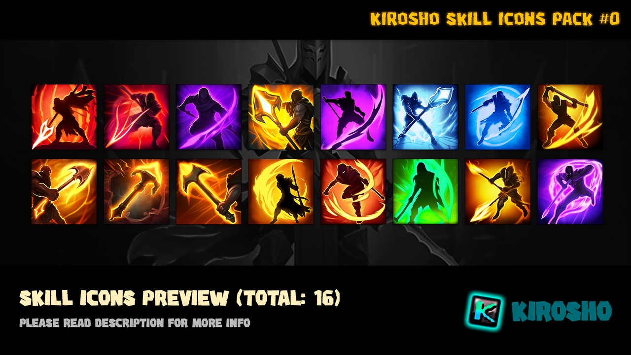 Kirosho Skill Icons Pack #0
