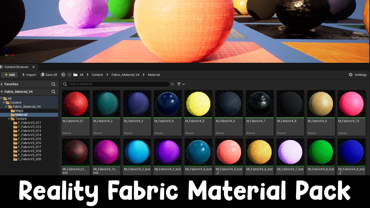 Fabric Material Pack V4 - 20 Pcs 4k Material