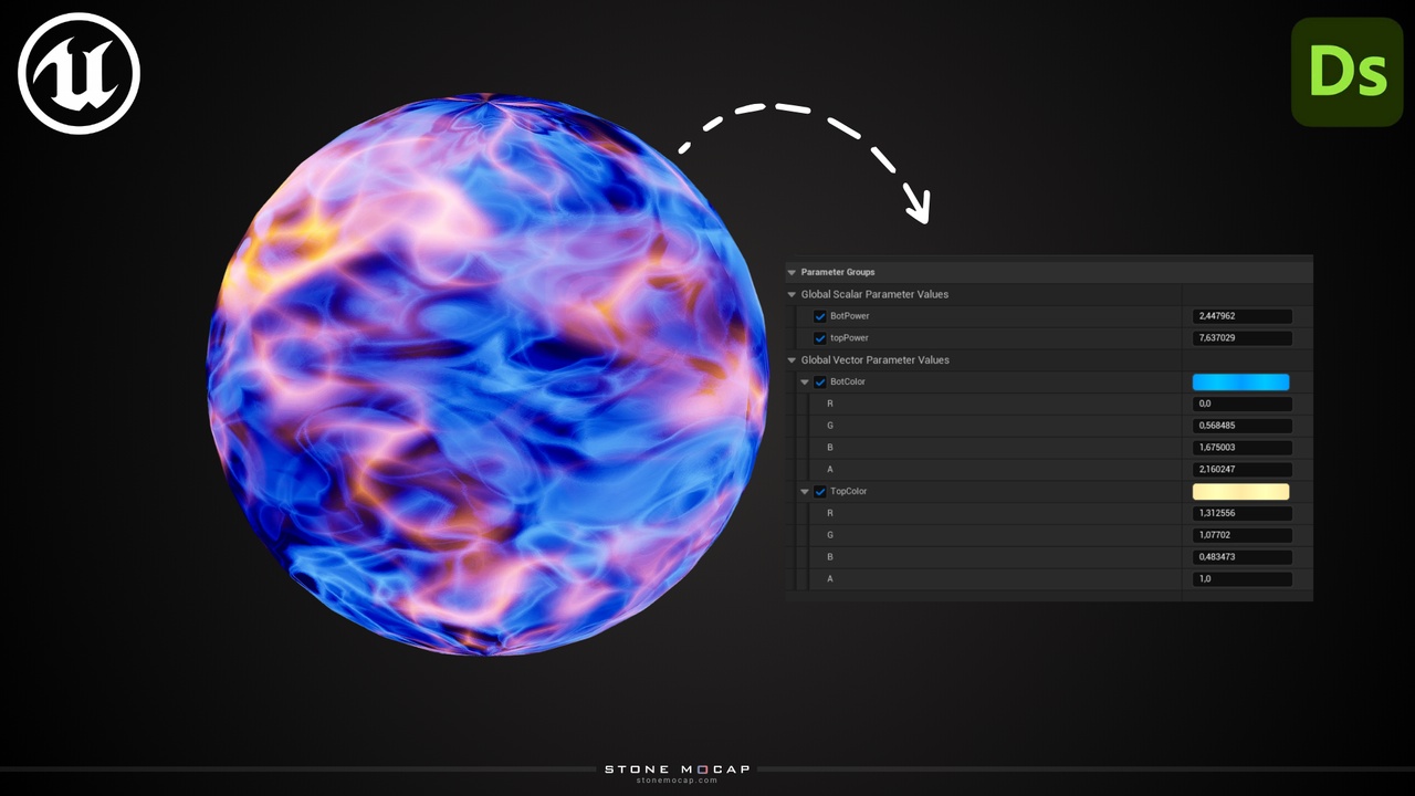 Dynamic Portal Material